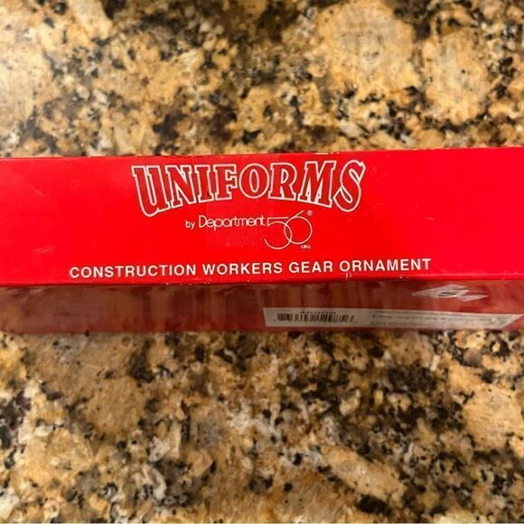 Vintage Construction Worker Uniform Christmas Ornament Department 56 - Picture 4 of 5